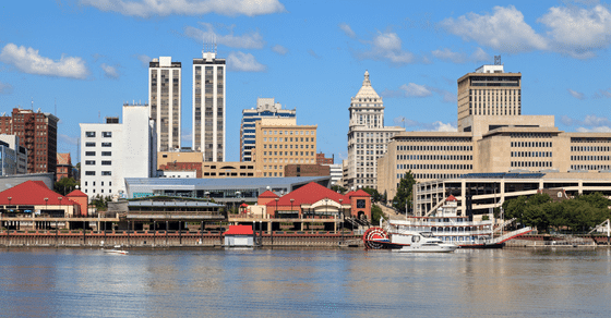 Image of downtown Peoria, Illinois. David Mills CPA, LLC is one of the best accounting firms in Peoria Illinois.